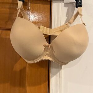 Like New! Women’s 34GG, Freya Moulded Molded Demi Bra, nude beige!